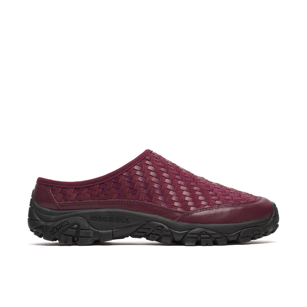 Unisex Moab 2 Slide Leather Woven 1TRL Casual Slip Ons