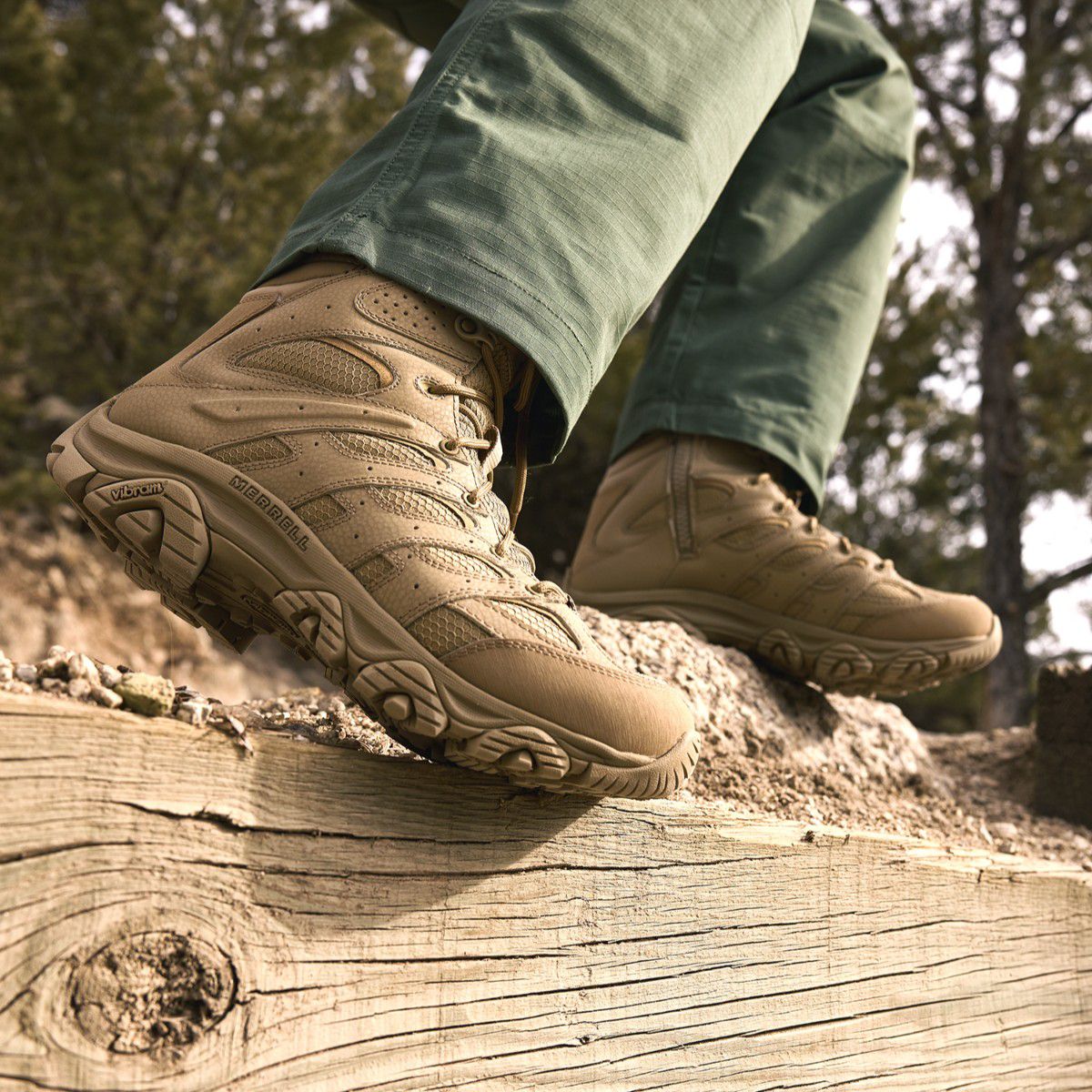 Mens Moab 3 8" Tactical Zip Waterproof Boot