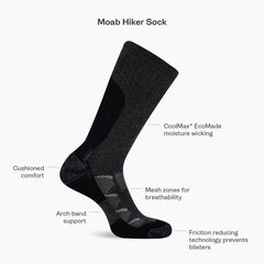 Moab Hiking Quarter Sock - Socks