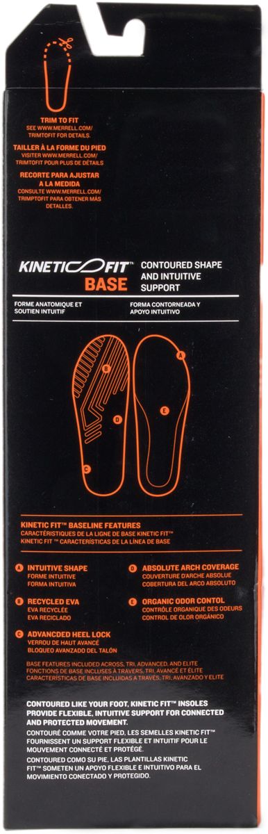 Mens Kinetic Fit Base Footbed Insoles