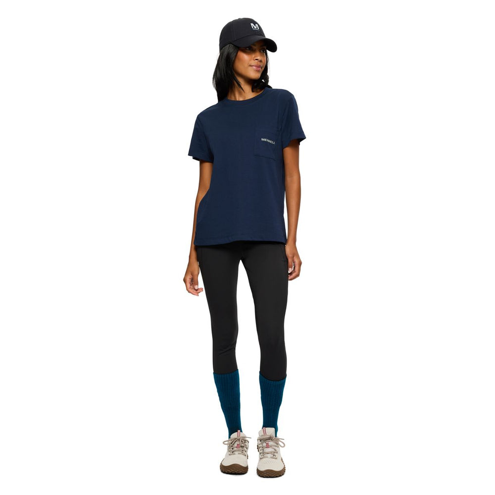 Womens Relaxed Pocket Short Sleeve Tee - Short Sleeves